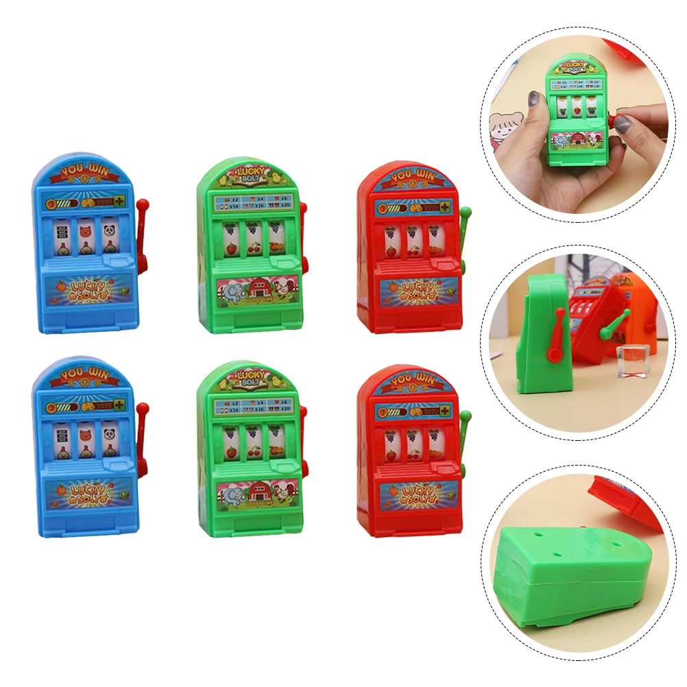 

Machine Toy Slot Bingo Children Lottery Kids Game Blowerboard Lucky Bank Entertainment Funnyfruit Machines Accessory Mini