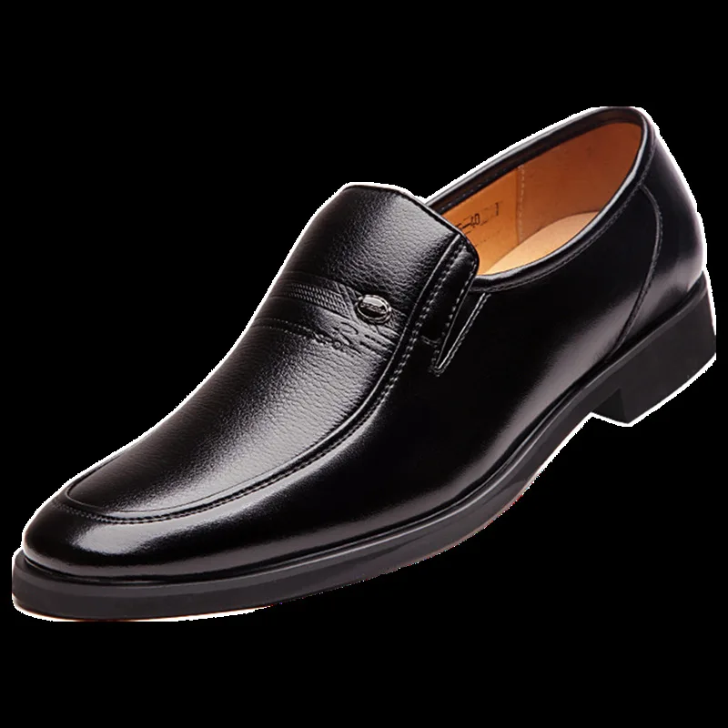 Leather Men Formal Shoes Luxury Brand 2022 Men's Loafers Dress Moccasins Breathable Slip on Black Driving Shoes Plus Size 38-44 4 Leather Men Formal Shoes Luxury Brand 2022 Men's Loafers Dress Moccasins Breathable Slip on Black Driving Shoes Plus Size 38-44 4