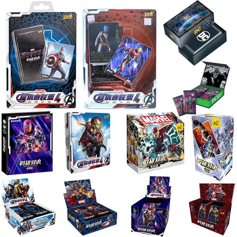 

31Pcs/Set Original KAYOU Marvel Cards Movie Anime Heros Duel Board Game Collection 3D Captain America LR Quantum Hulk Cards Toys