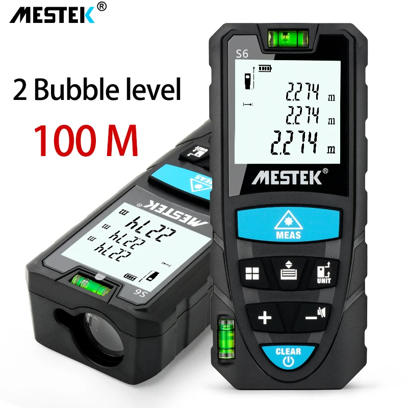 Лазерный дальномер MESTEK 50/70/100 м Trenas цифровой строительная промышленность