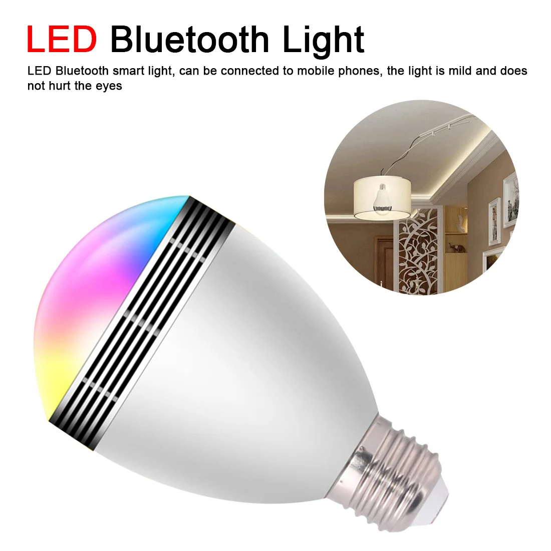 

Умная Светодиодная лампа E27 с интерфейсом, 220 В, RGB, CW, WW