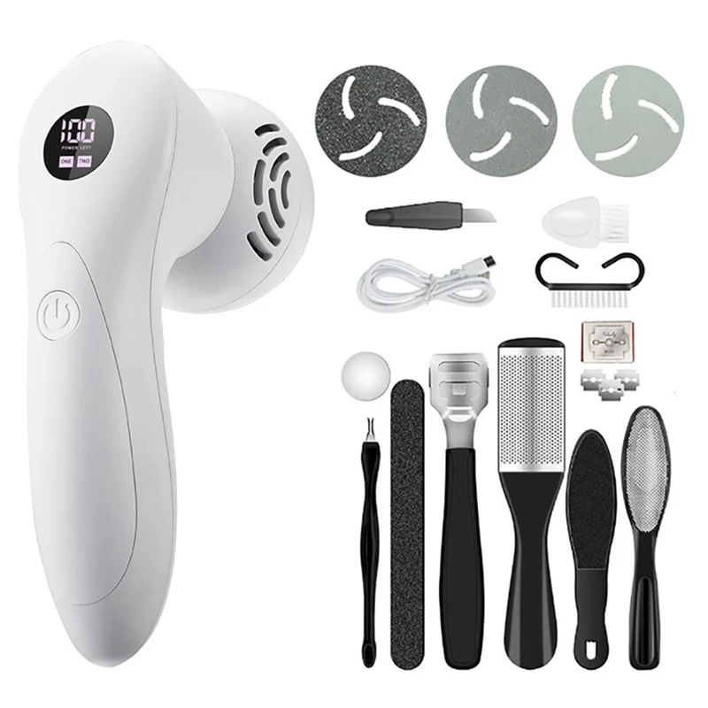 

Electric Feet Callus Removers Rechargeable, Portable Electronic Foot File Pedicure Tools, Electric Callus Remover