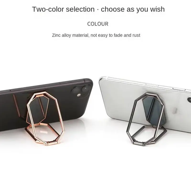 

Portable Foldable Phone Holder Mini Lazy Man Ultra Thin Multifunctional Rotating Bracket Universal Mobile And Tablet Stand