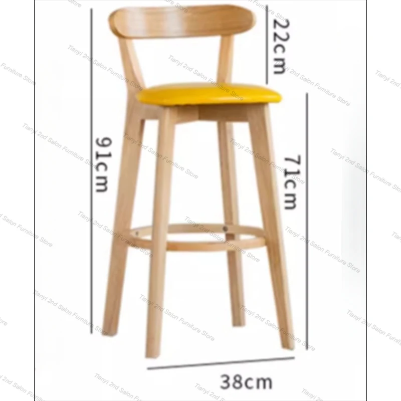 Дизайнерские барные стулья для ресторана скандинавские современные офисные в