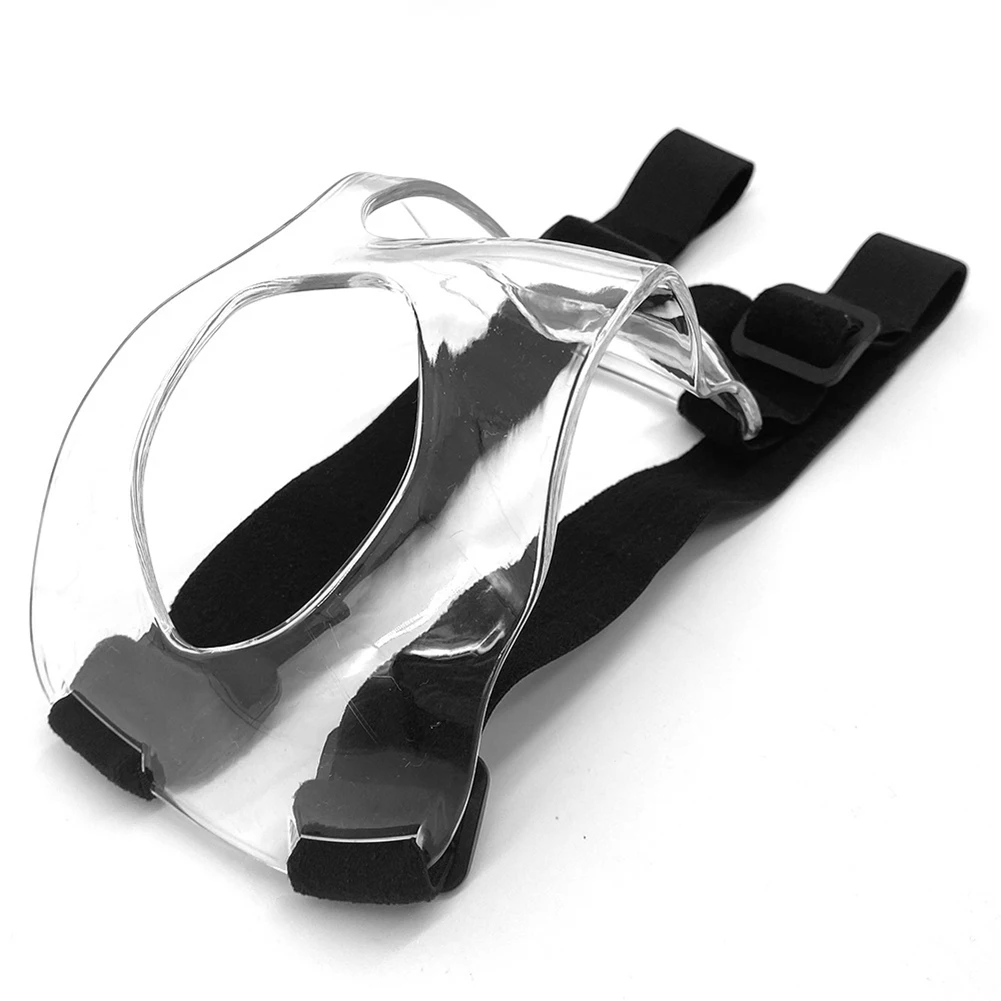 

Nose Guard Face Guard Adjustable Strap Clear Shield High Quality Polycarbonate Unisex Adult With Padding For Basketball