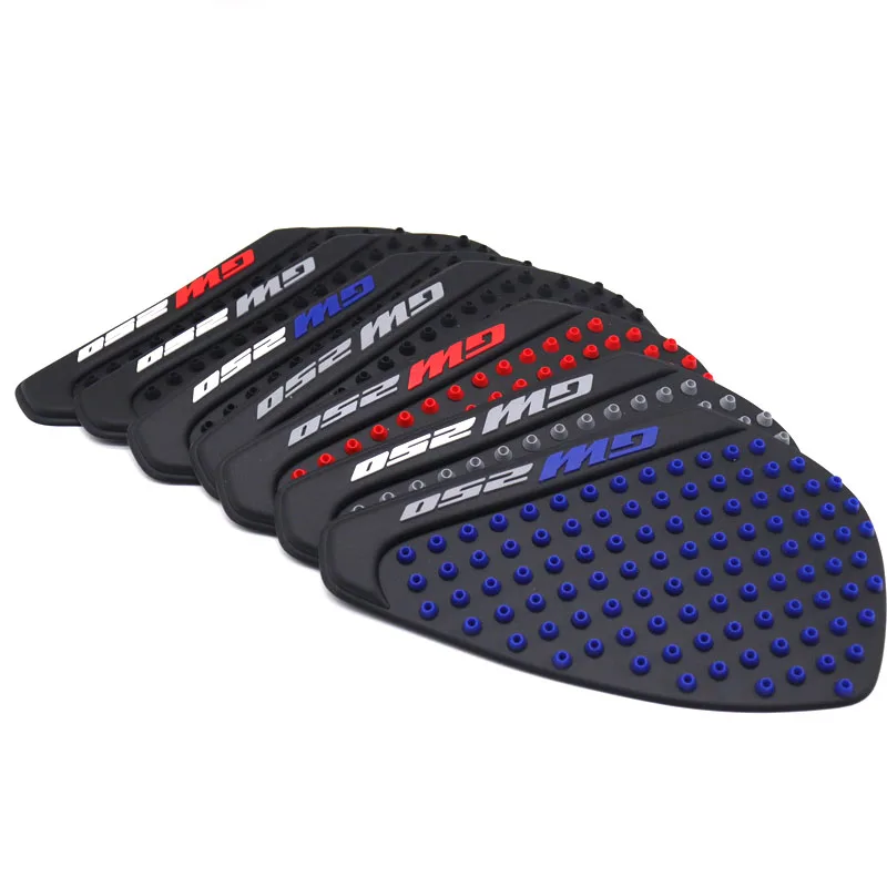 

Motorcycle Tank Traction Pad Side Gas Knee Grip Protector Anti slip sticker For SUZUKI GW250