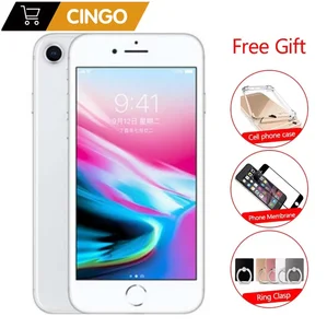 Смартфон Apple iPhone 8, бу, шестиядерный, 2 ГБ ОЗУ, 64256 ГБ ПЗУ, 3D Touch, 4.7 дюймов, 12 Мп, 1821 мА*ч, LTE, сканер отпечатков пальцев, цвет серебристый, черный, золотой