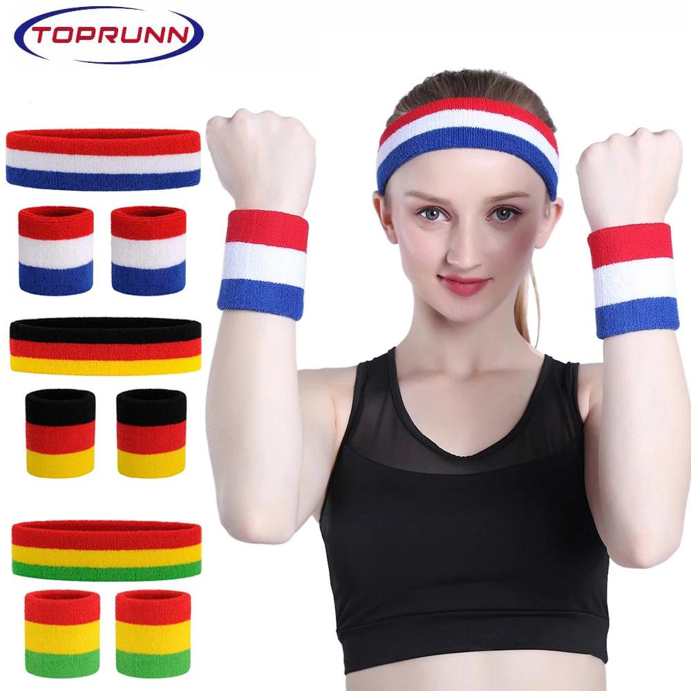 

Sweat Bandage Wrist Sweatband Tennis Sport Wristband Gym Basketball Running Wrist Brace Support Sweat Band Towel