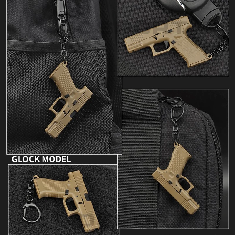 Брелок G45 1:4 мини-брелок Тактический модель Glock 45 пластиковый брелок портативное