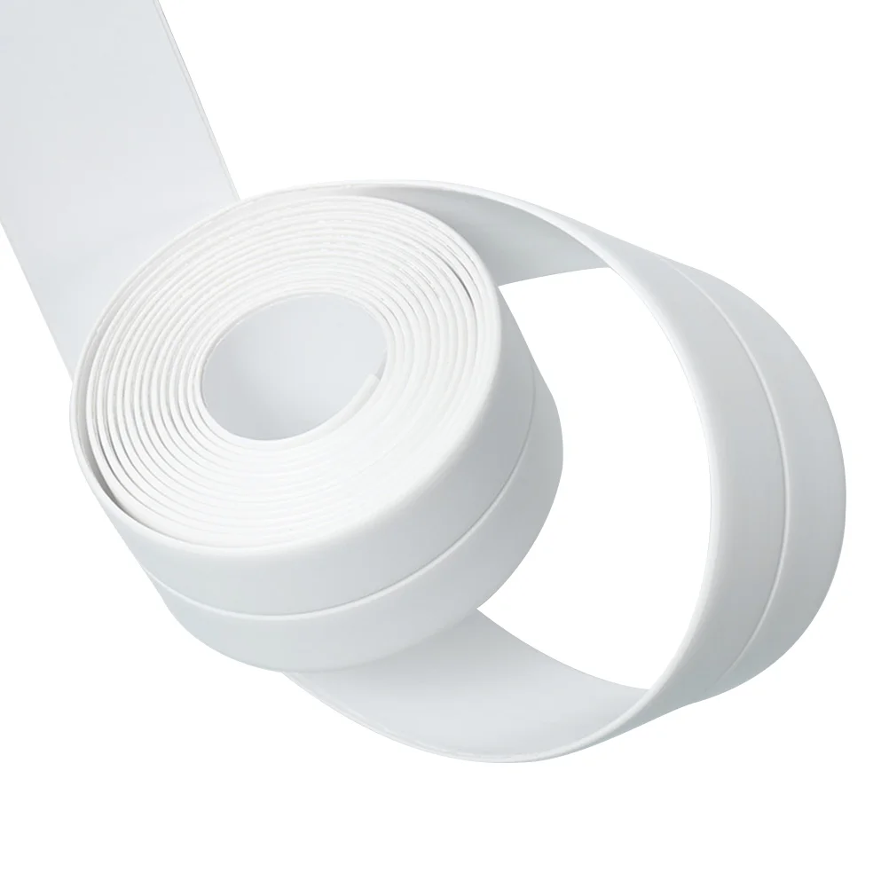 

Water Proof Tape Bathroom Sealer Trim Wall Strip Caulk Corner Line Stickers White Bathtub