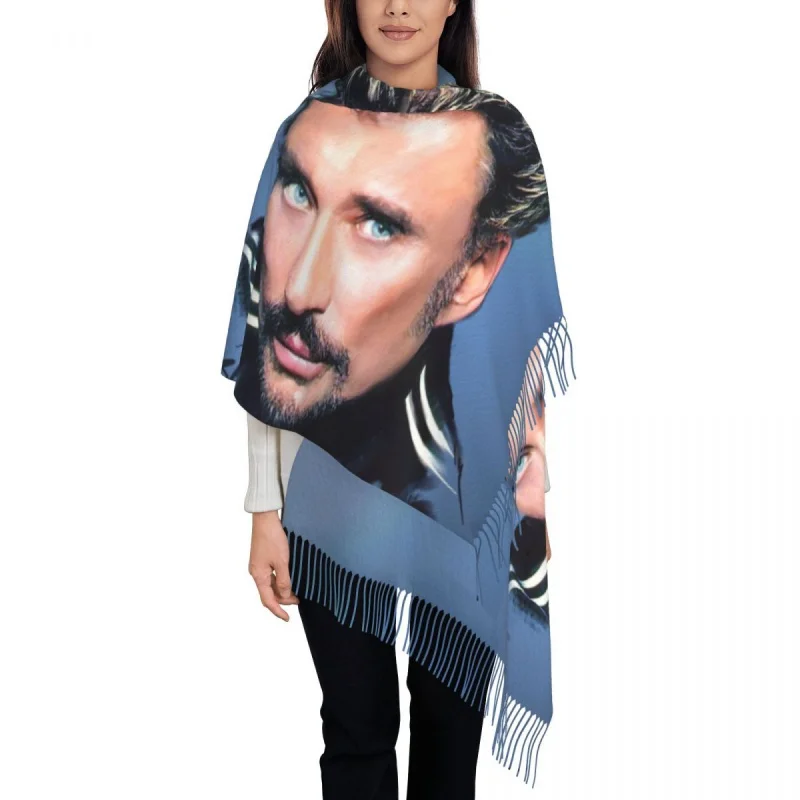 

Tassel Scarf Women Soft French Rock Singer Shawls Wraps Ladies Winter Scarves