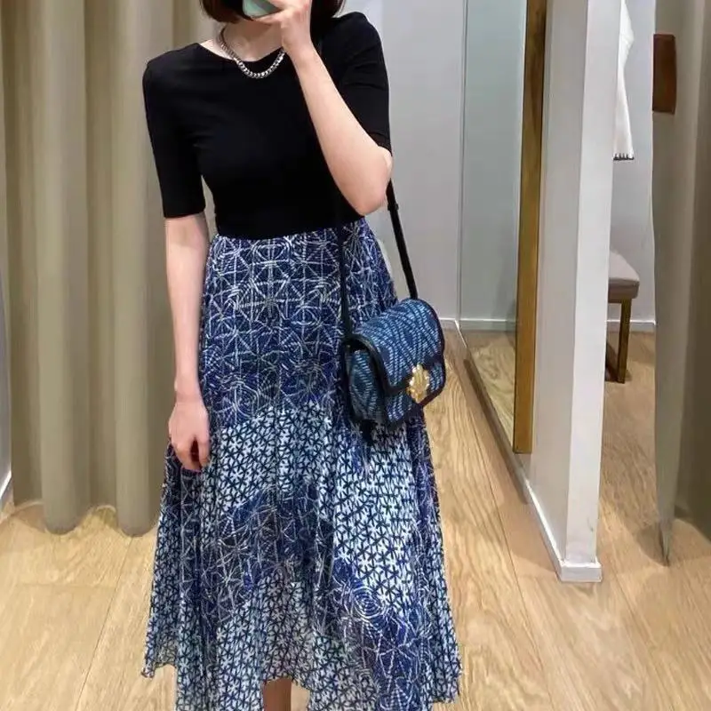 Новинка 2022 женское платье модное с принтом женские платья на раннюю весну и лето