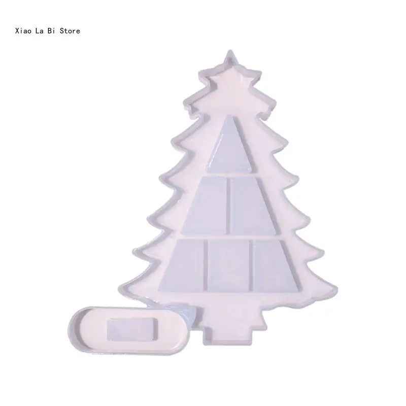 

Силиконовые формы для шкатулок для ювелирных изделий в форме рождественской елки, формы для эпоксидной смолы, формы для для для