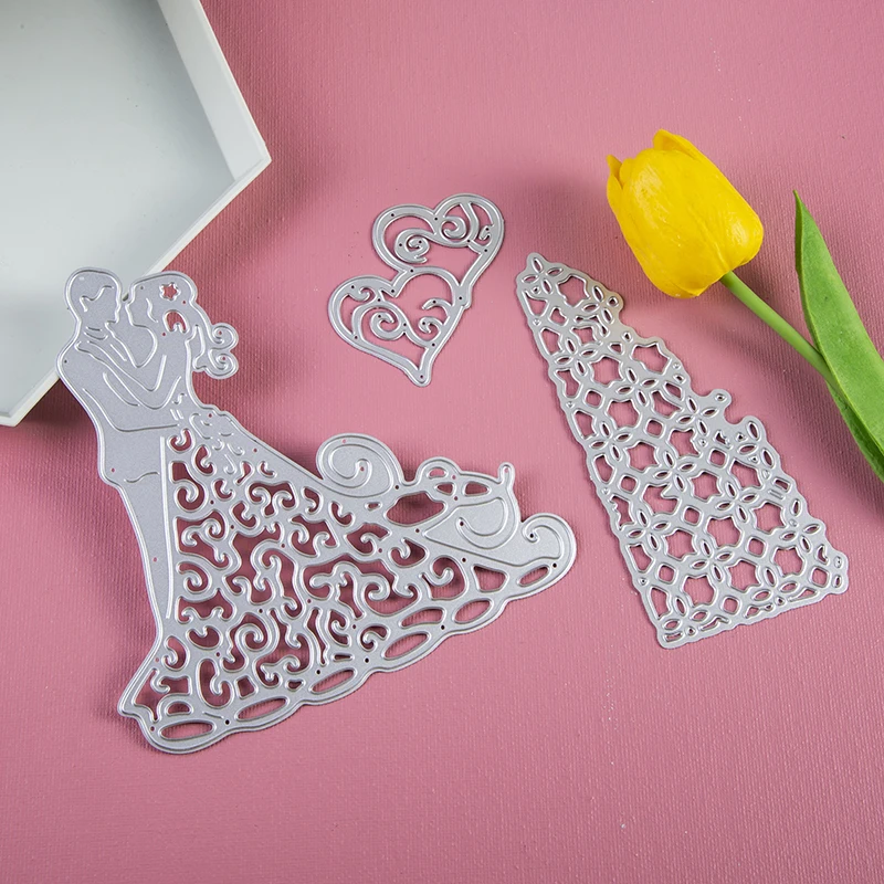 штампы для скрапбукинга Штампы рукоделия свадебные невесты жениха сердца