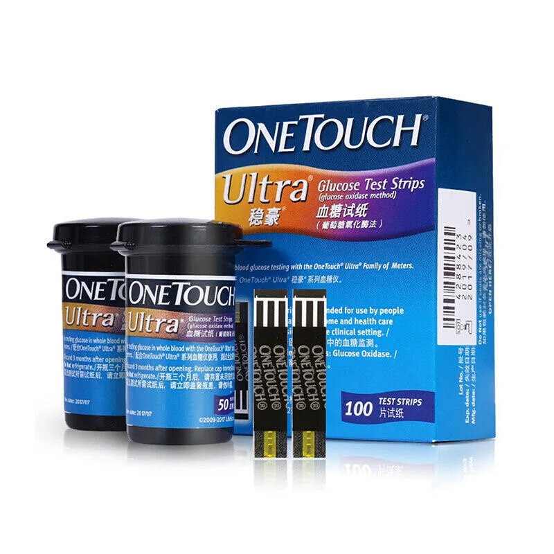 

Johnson & Johnson Blood Glucose Tester Household ONETOUCH Ultra Steady Hao Double Easy Double High-quality Medical Test Strips**