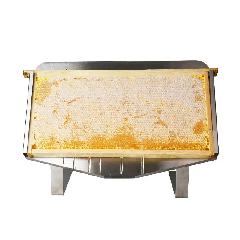 Stainless Steel Combhoney Tray Whole Piece Combhoney Uncapping Tray Convenient Kitchen Tool Beekeeping Honey Processing Tool