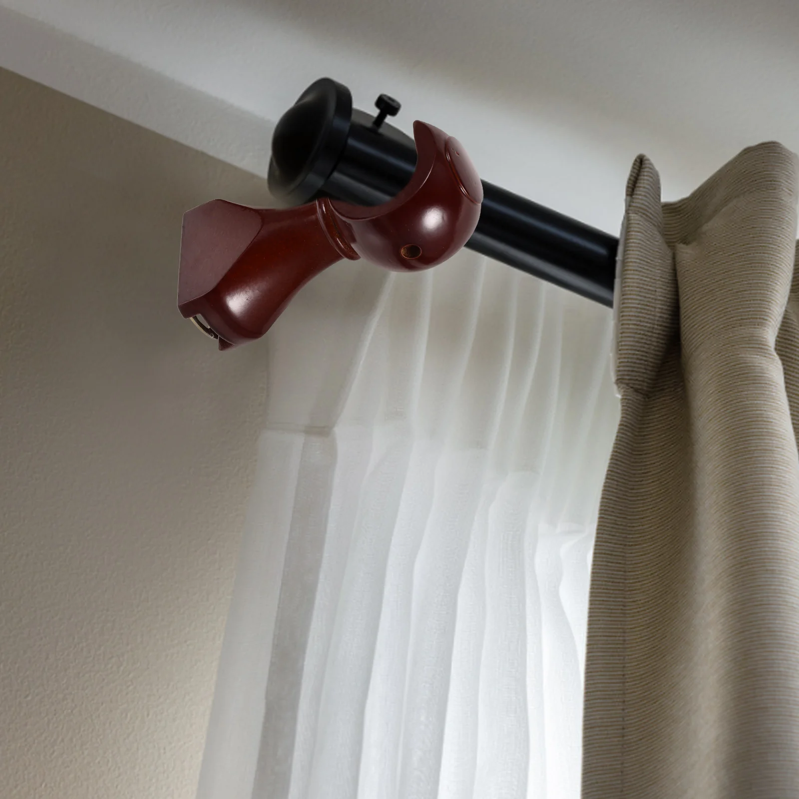 2 шт. крючки для карниза держатель лотка деревянный настенный кронштейн