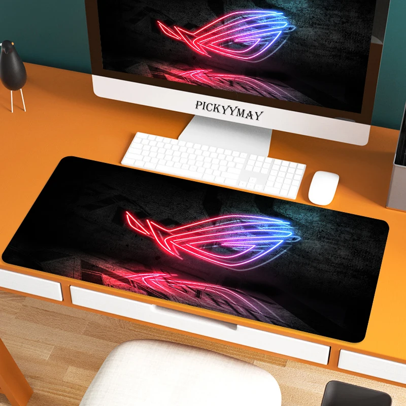 

ROG Table Mats Personalized Fabric Mouse Pad Office Carpet Desk Pad ASUS Mouse Mat Black Big Mousepad Rubber for Computer Table