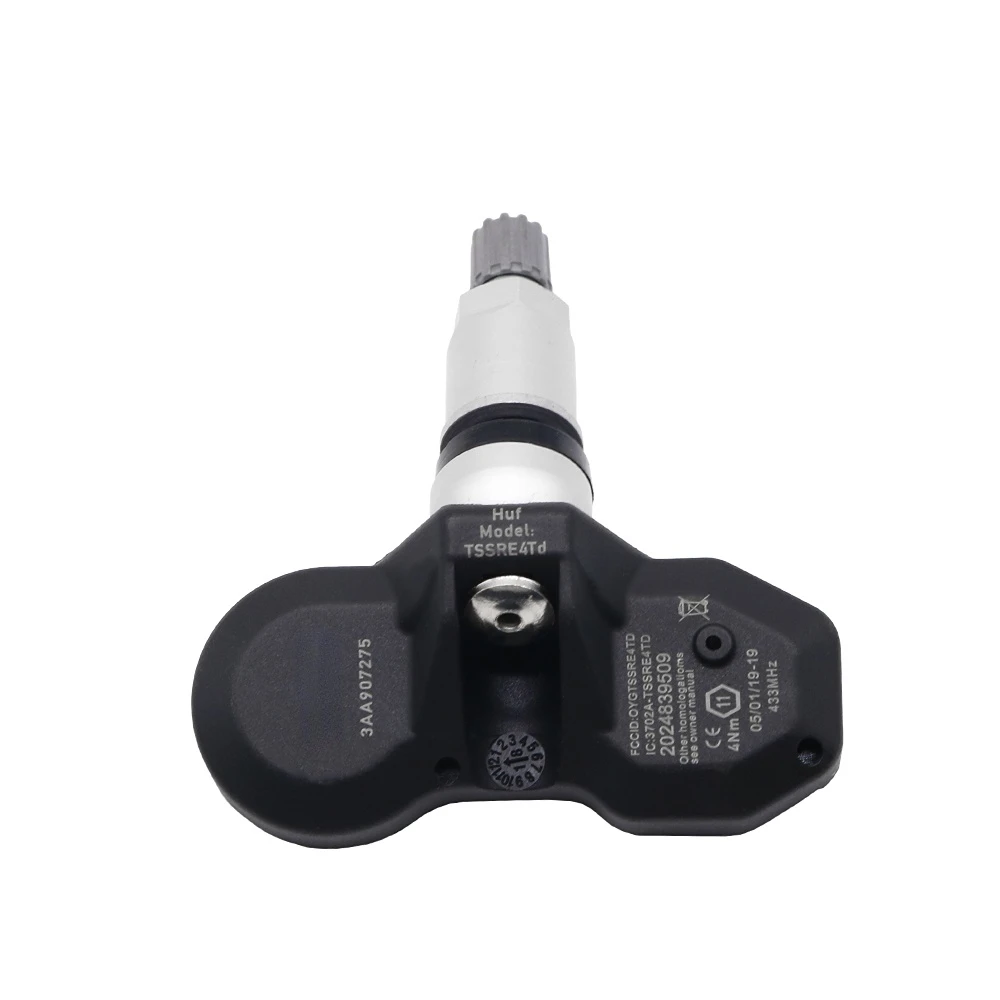 Датчик давления в шинах для Volkswagen Passat Tiguan 2010-2014, 433 МГц, TPMS, датчик давления в шинах 3AA907275 3AA907275B Датчик давления в шинах для Volkswagen Passat Tiguan 2010-2014, 433 МГц, TPMS, датчик давления в шинах 3AA907275 3AA907275B