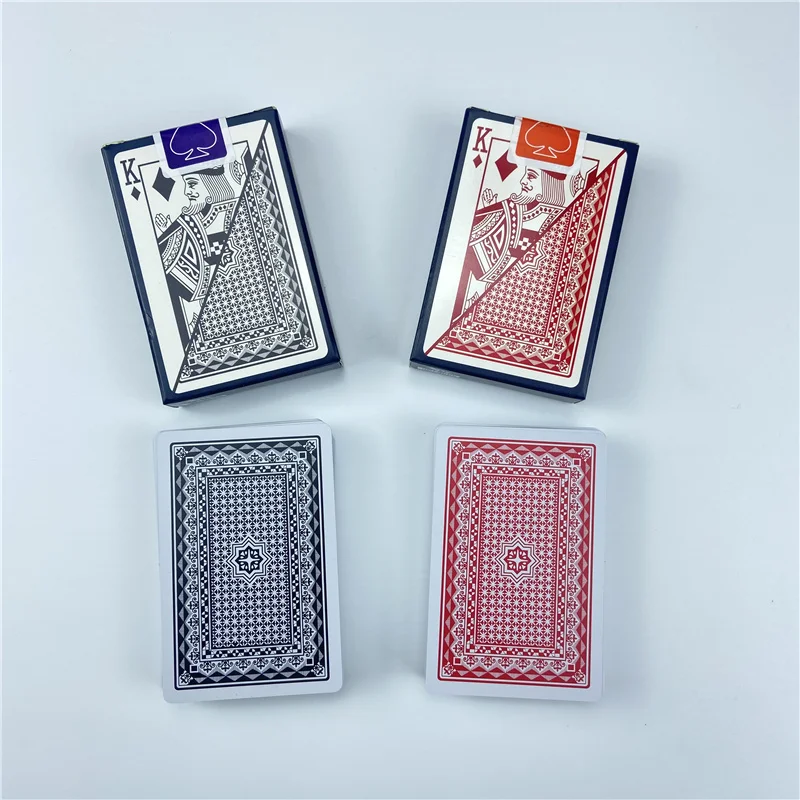 

Пластиковые игральные карты для покера, 10 шт./лот, Бакара, Техасский Холдем, водонепроницаемые матовые настольные игры, развлечения