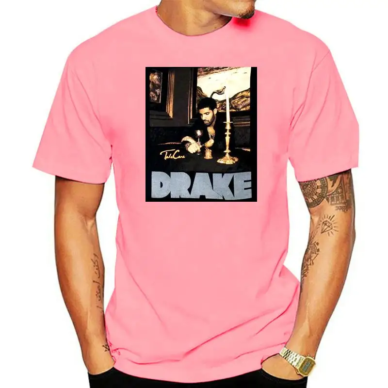 

Drake Candles Grey Reflective Logo Black T Shirt New Official Adult Men'S T-Shirts Summer Style Fashion Swag Men T Shirts