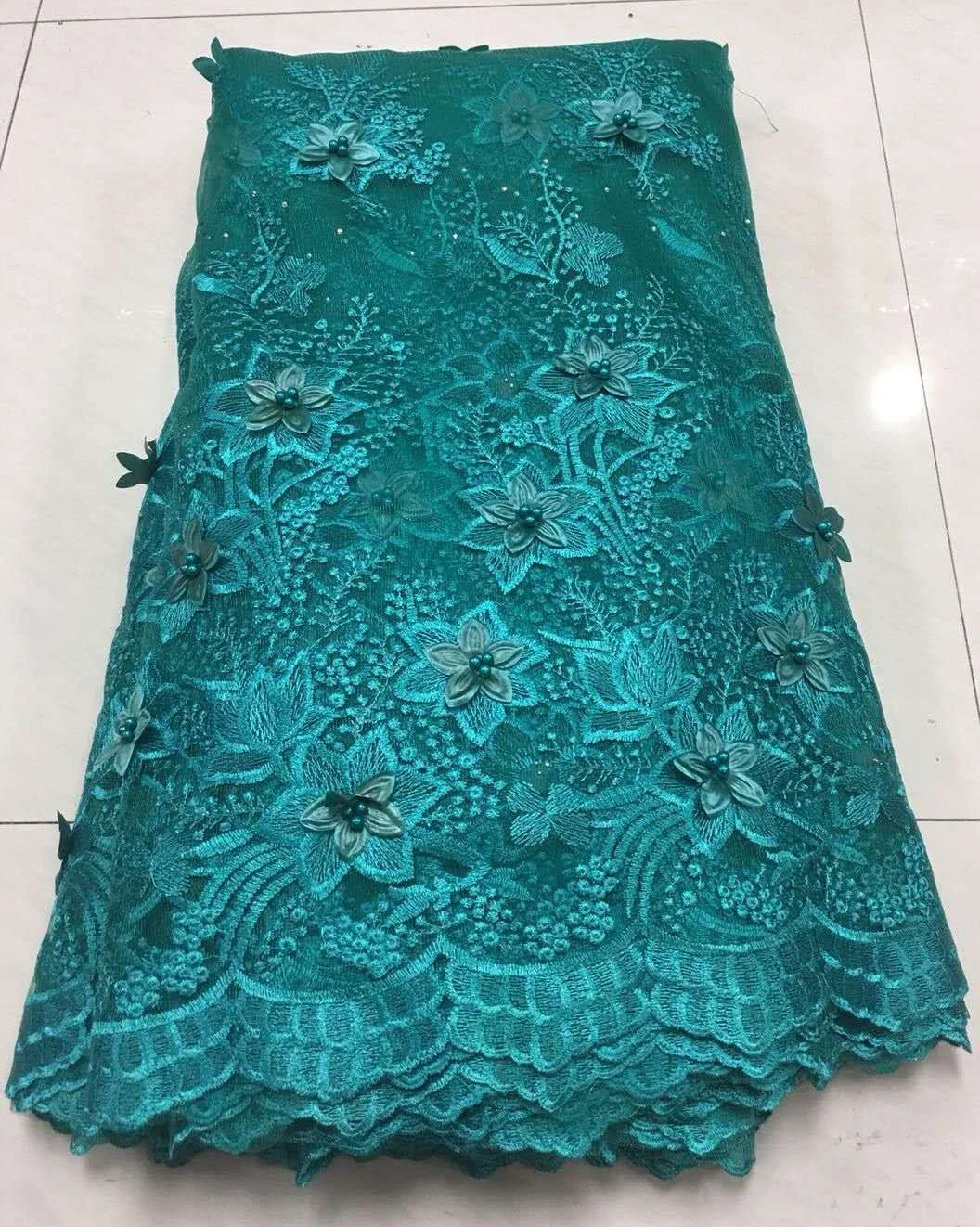 

Green Color African Cotton Swiss Voile Lace Fabric High Quality African Swiss Voile Lace In Switzerland Lace Fabric ZA31