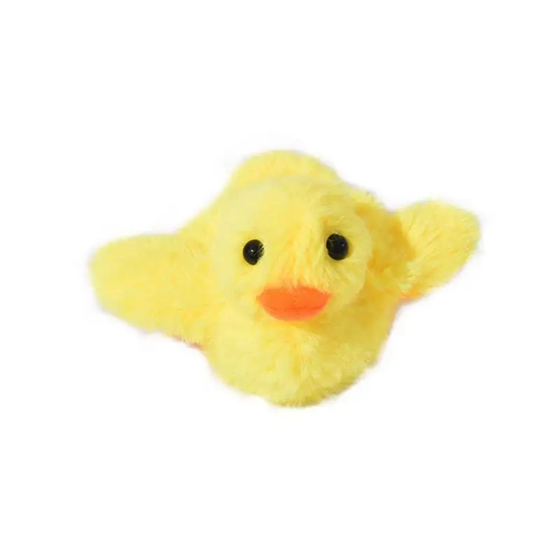 

Rechargeable Flapping Duck Quack Chirping Beating Wings Cat Kicker Toy Touch Activated Kitten Toy Plush Interactive