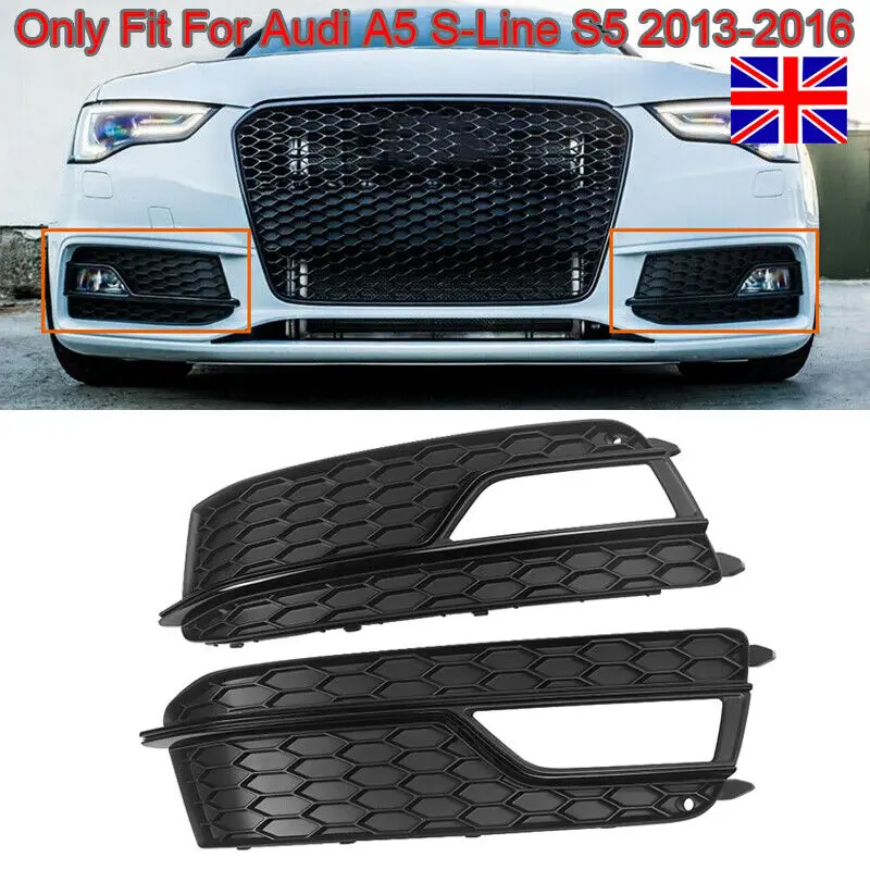 

Пара, противотуманные решетки для переднего бампера Audi A5 S-Line S5 2013-16 годов