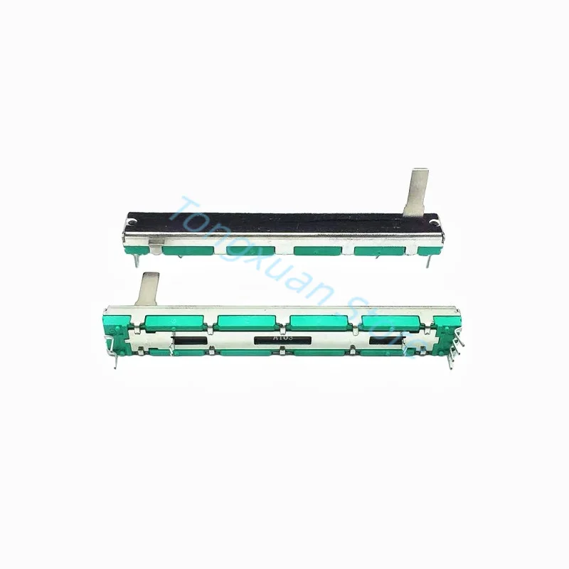 

5 шт. для Behringer Soundcraft 7,5 см A10K B10K дуплексный потенциометр микшер фейдер 75 мм A10KX2 B10K * 2 длина ручки 15 мм