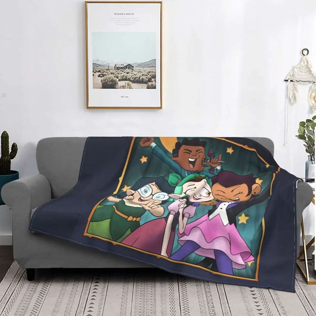 

Великолепная ночь! Всесезонное удобное теплое мягкое одеяло, домик в виде совы, люминесцентный домик, очаровательное ворсиво, Молли остерег