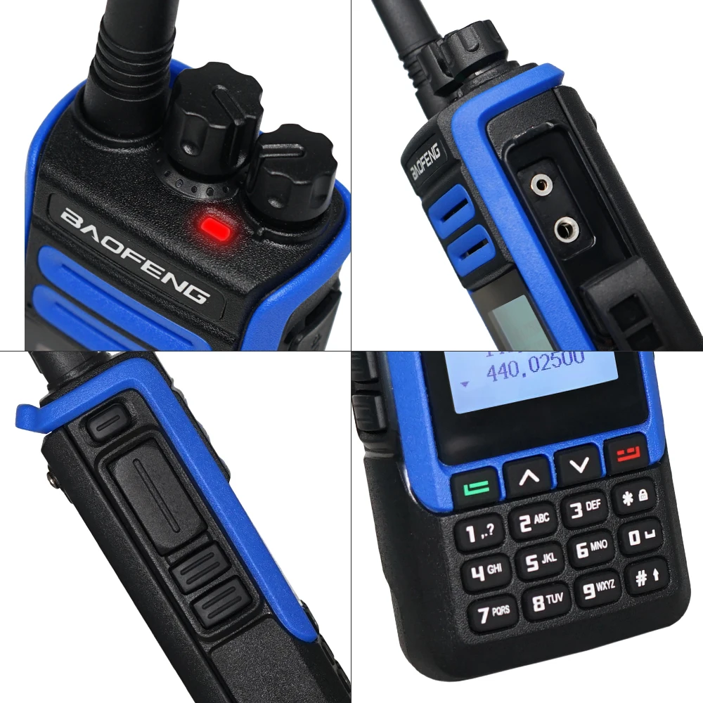2PCS 10W High Power Baofeng BF-H7 Walkie Talkie Dual Band Portable Two Way Radio 10KM Amateur Hunting Transmitter HF Transceiver