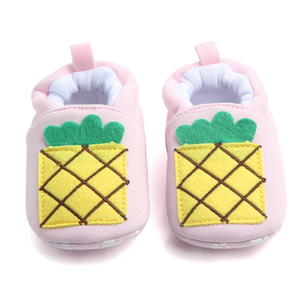 

Cotton Elastic Baby Infant Girls Toddler Shoes Newborn Cartoon Prewalker Cribber Sneaker Loafer