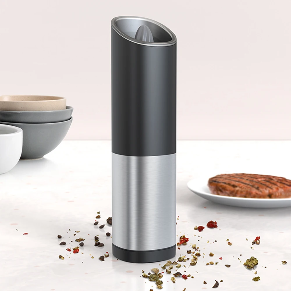 

Electric Grinder Spice Salt and Pepper Crusher Adjustable Coarseness Automatic Coffee Mill Herb Garlic Pulverizer Kitchen Tools