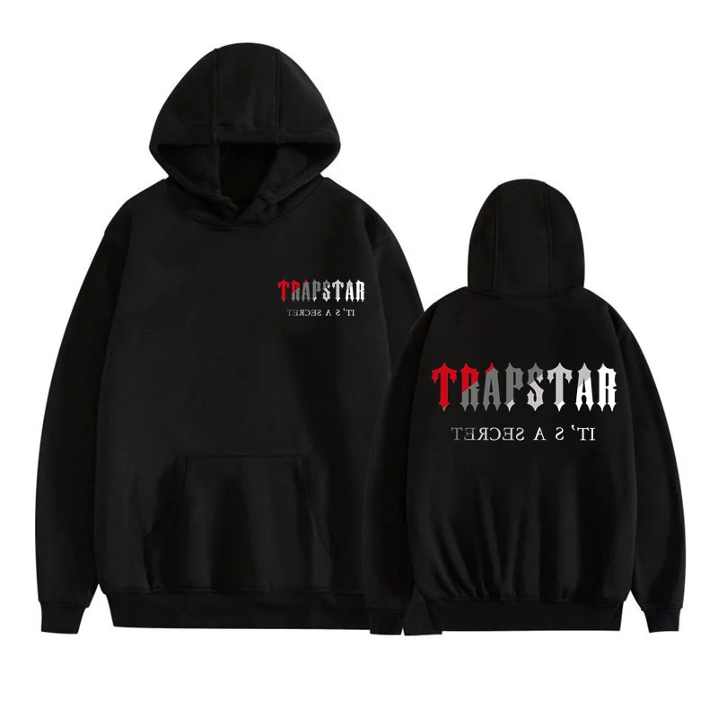 

2022 Hot Men's Hoodie TRAPSTAR Logo Hip Hop Long Sleeve Casual Loose Print Anime Unisex