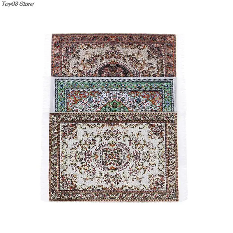 New Turkish Style Area Rug/Carpet/Mat Floor Coverings for Dolls House Any Rooms Furniture Decoration 1/12 Dollhouse Miniature