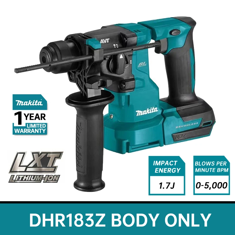

Makita DHR183 электрический молоток AVT 18 в Ударная дрель с литиевым аккумулятором компактная дрель для удаления пыли неизолированный станок