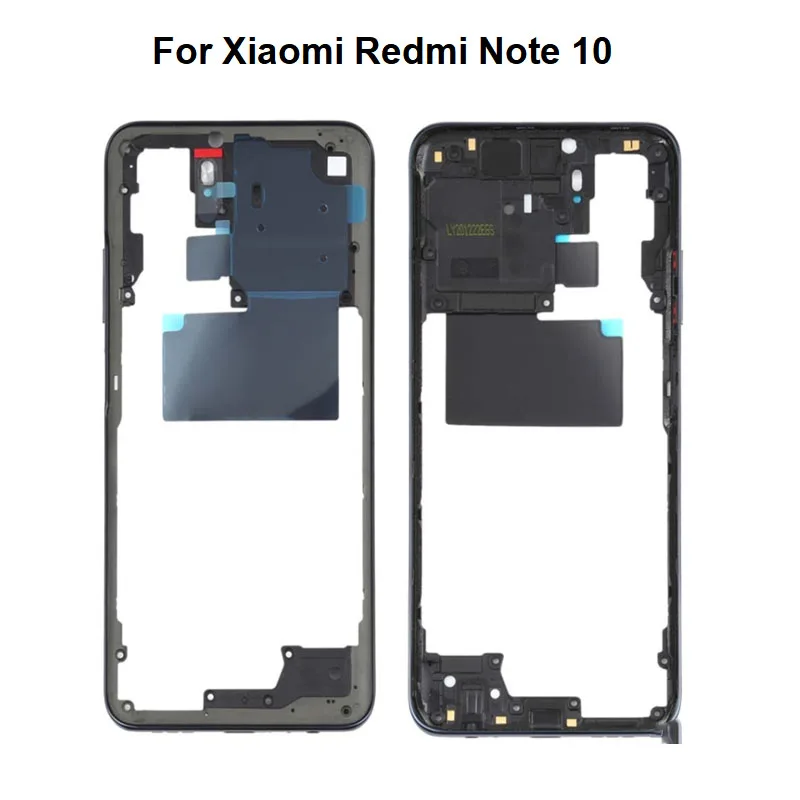 

New For Redmi Note 10 Middle Frame Plate Bezel Mid Housing Bezel Repair Parts M2101K7AI M2101K7AG