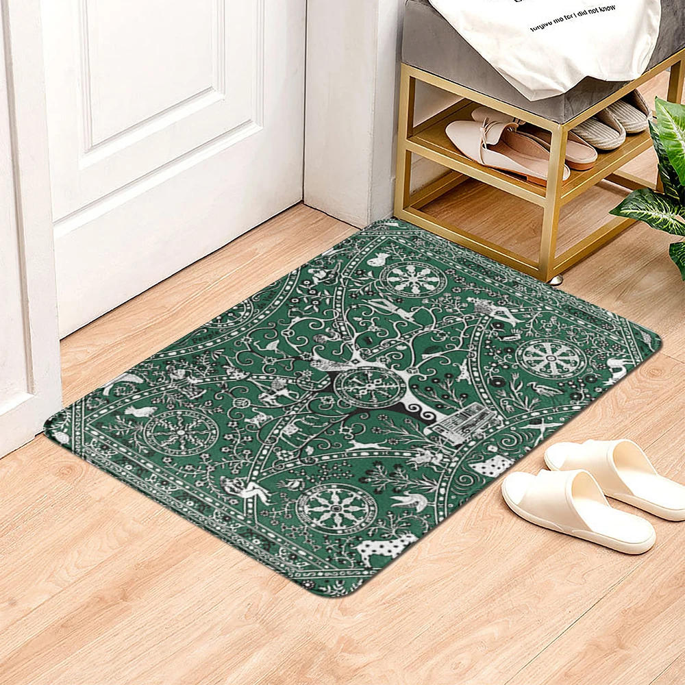 

Коврик для ванной комнаты, маленький коврик для душа, декоративный Впитывающий Коврик для ног, коврик для входной двери, кухонный коврик, ко...