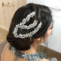 a465 pearl wedding hair accessories handmade bridal hair comb clip for women tiara bridesmaid hair ornaments wedding headpieces
