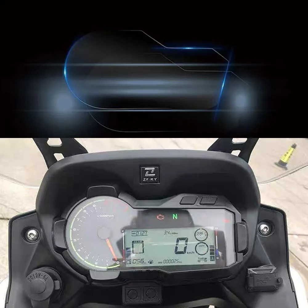Motorscyle Instrument Film Modified Rear-view Mirror Rainproof Film High Definition Protective Film For Colove KY400X/500X KY500