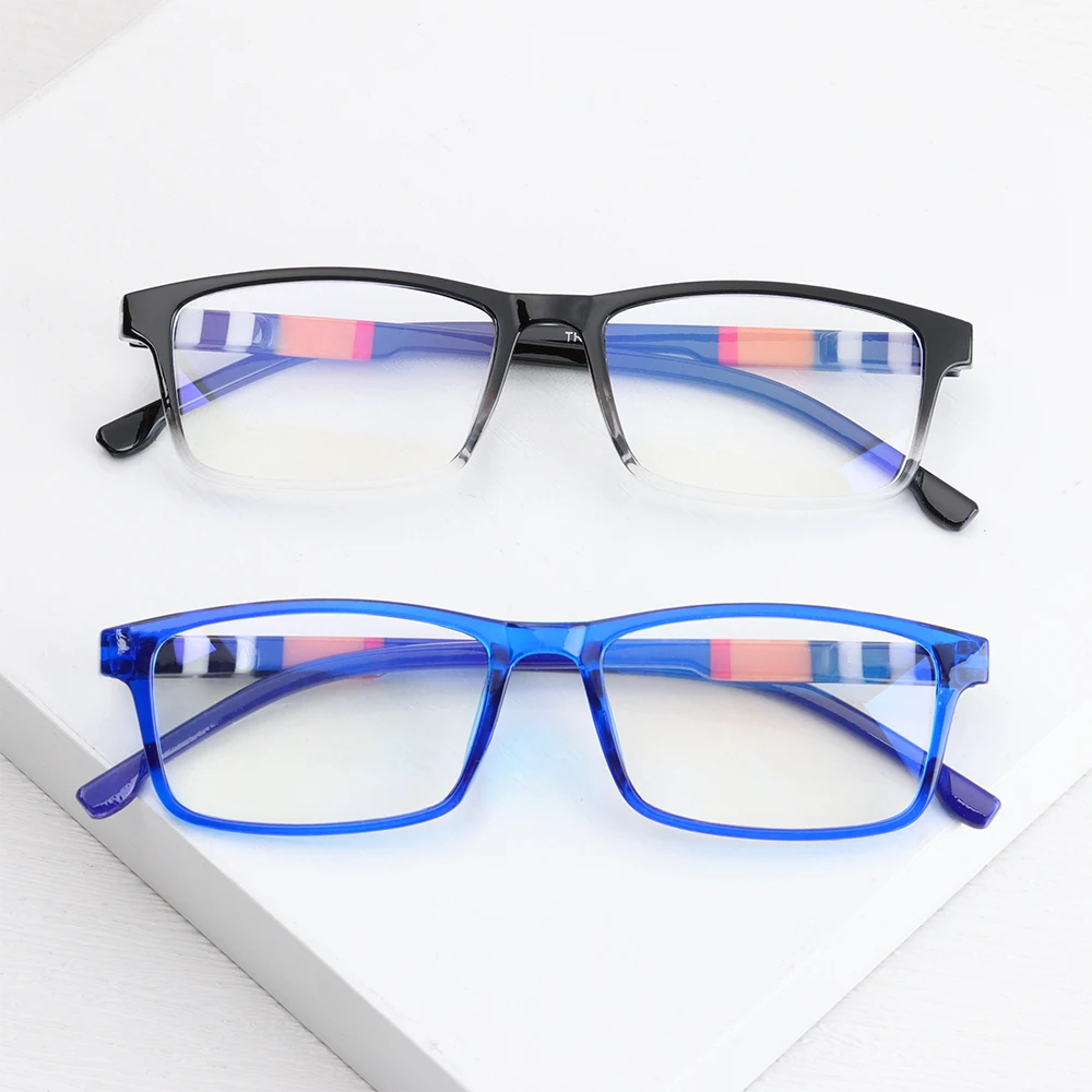 

Anti Blue Light Reading Glasses Men Women Stripe Print Elegant Comfortable Reader Eyewear High-definition Presbyopic Glasses