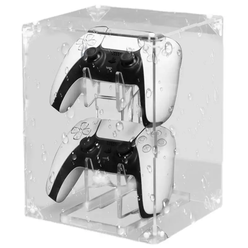 

Game Handle Stand Dust Cover Double-layer Acrylic Game Controller Bracket Support Transparent Accessories For Switch PS4