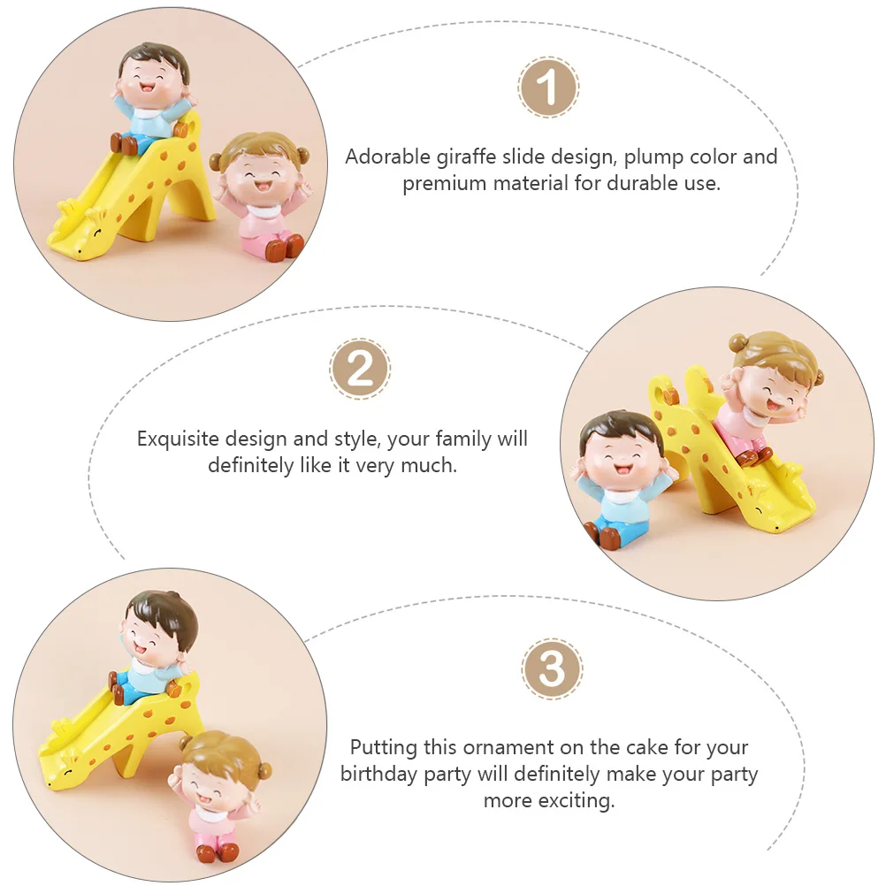 

Смоляная статуэтка Жирафа ROSENICE Желтый