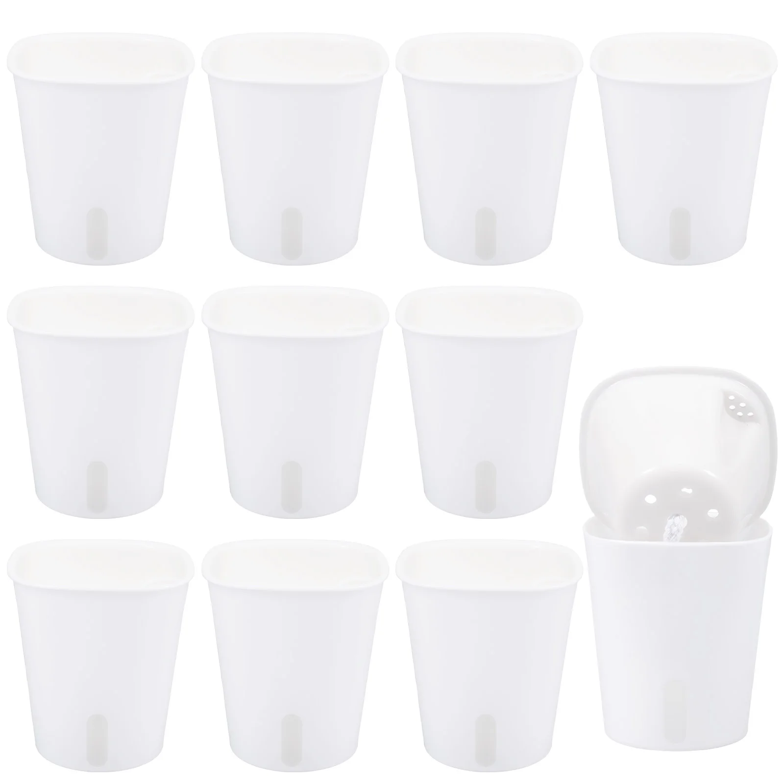 

Набор Из 10 Самополивающихся Пластиковых Цветочных Горшков