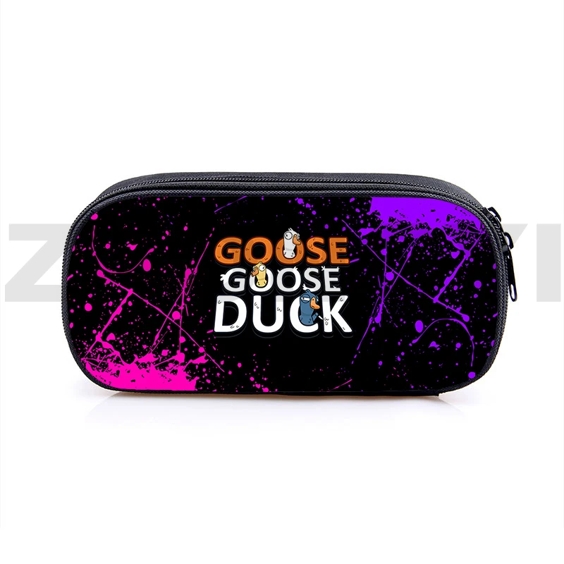 

Goose Goose Duck 3D Pencil Case Anime Beautiful Pencil Bag Fashion Cosmetic Bag Organizer Bag for Outdoor Travel School Supplies