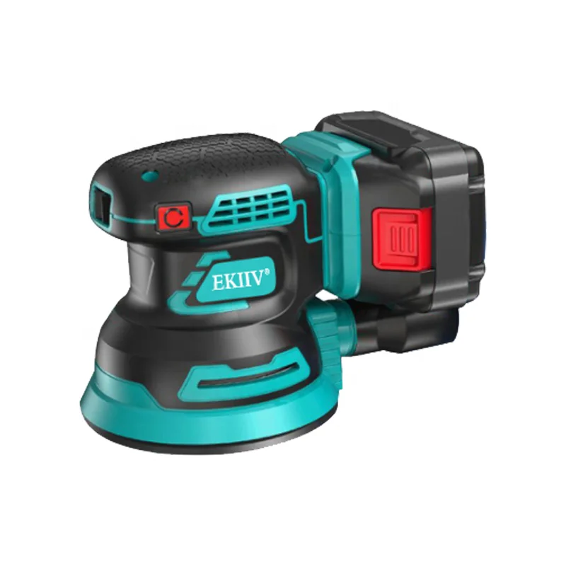 hot sale 18 21V li-ion battery pad variable speed brushless motor power tools electric orbital wood sanding palm cordless sander