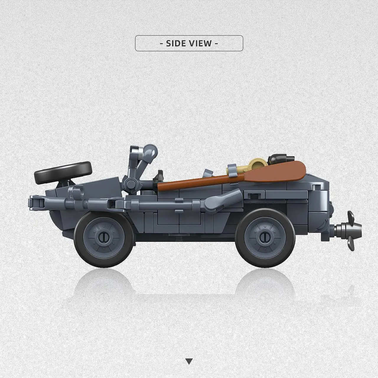 Фото Немецкий типовый комплект Schwimmwagen 166 для сборки автомобиля-амфибии, 361 шт., масштаб 1:35, военная модель для коллекционеров и детей, 6 лет, подарок №4