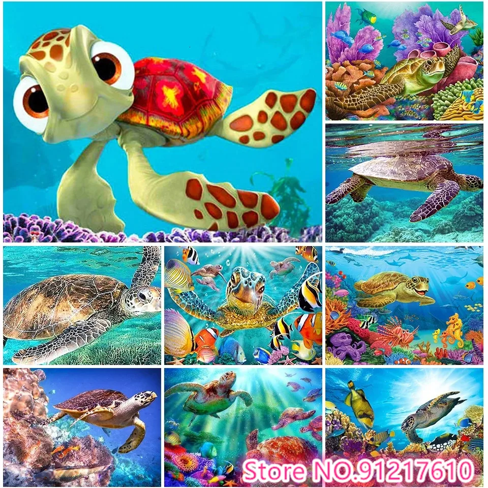

1000 Jigsaw Puzzles Sea Turtle Ocean Scenery Art Puzzle Leisure Brain Burning Puzzle Adult Children Gift