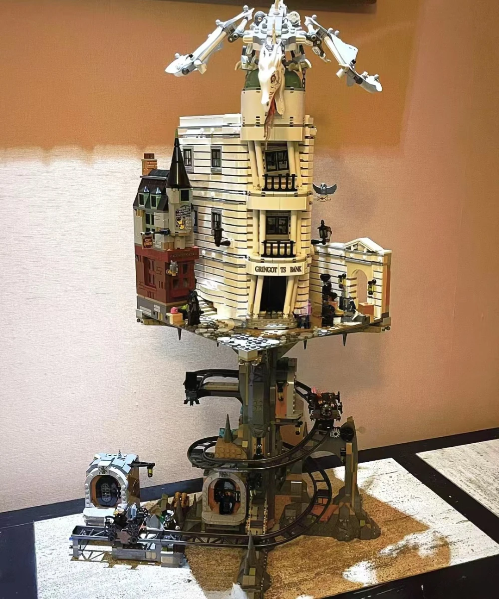 НОВЫЙ 76417 Bank 4803 шт. Gringotts строительные блоки кирпичи Ironbelly Dragon замки игрушки