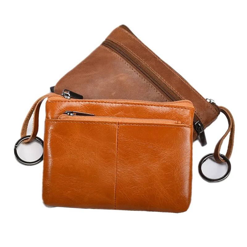

Men's Mini Purse Wallets Women Zipper Pouch Short Wallet Small Money Bag Coin Purse Business Bank Card Holder